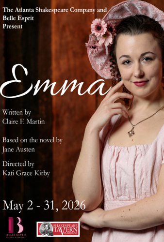 Emma Program Cover Presented by Belle Esprit and Atlanta Shakespeare Company